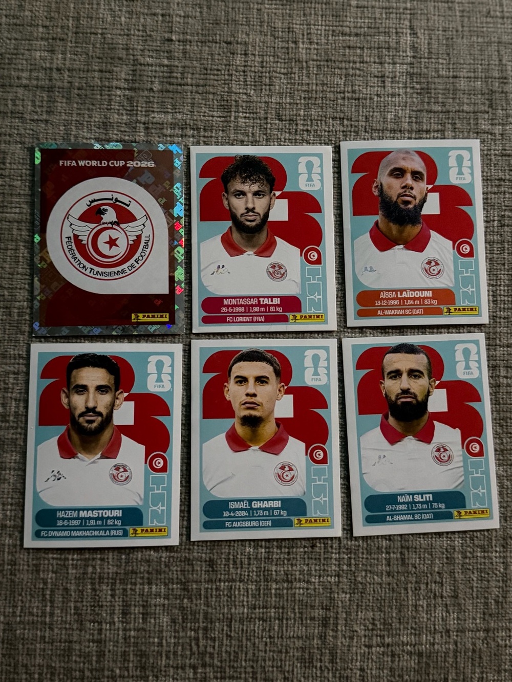 Tunisia FIFA Stickers